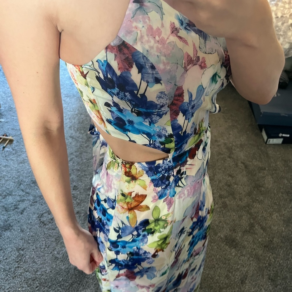 WORN ONCE - J.O.A. LOS ANGELES Floral Dress - Picture 12 of 13